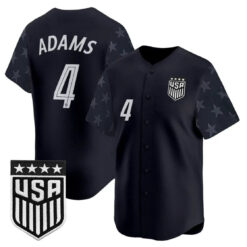 Tyler Adams Jersey #4 USMNT 2026 World Cup Vapor Baseball Stitched by My Store