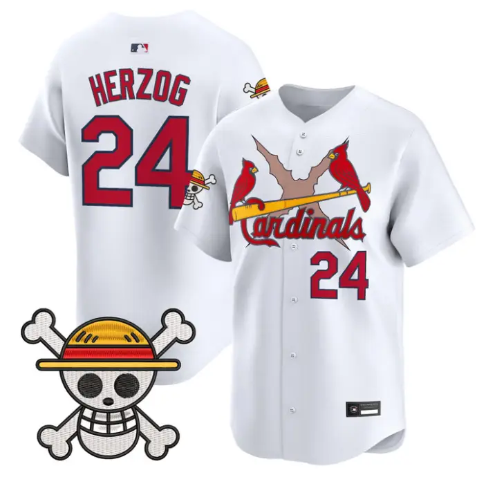 Whitey Herzog Jersey #24 St. Louis Cardinals One Piece Premier Stitched by My Store