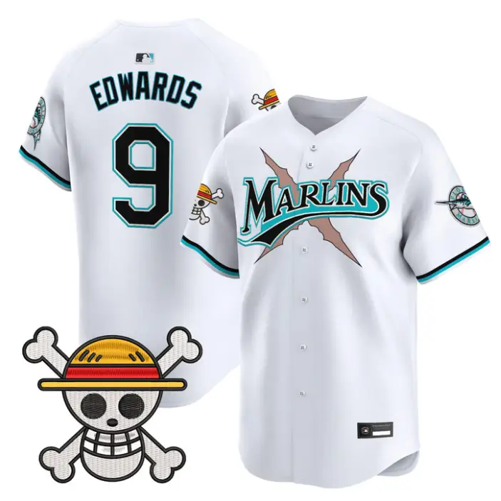 Xavier Edwards Jersey #9 Miami Marlins One Piece Premier Stitched by My Store