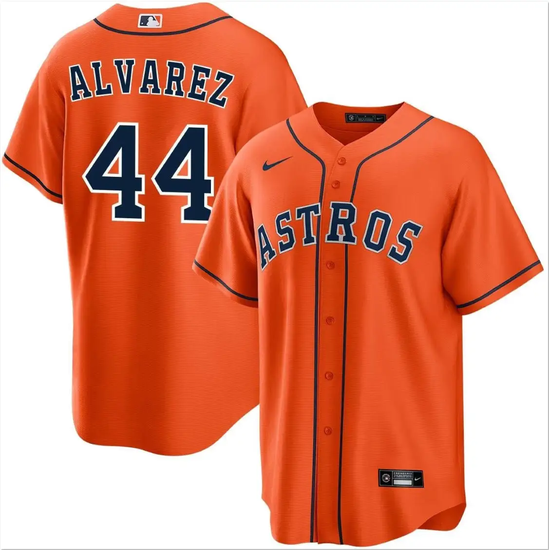 Yordan Alvarez Jersey #44 Astros Vapor Premier Limited All Stitched by My Store