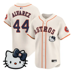 Yordan Álvarez Jersey #44 Houston Astros Hello Kitty Premier Stitched by My Store
