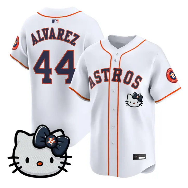 Yordan Álvarez Jersey #44 Houston Astros Hello Kitty Premier Stitched by My Store