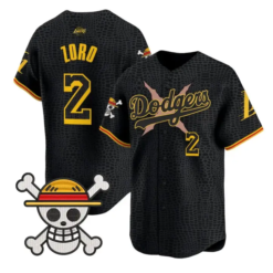 Zoro Jersey #2 Dodgers One Piece Mamba Premier Stitched by My Store