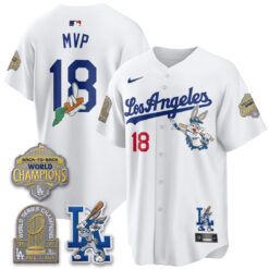 LAD Bunny Vapor Limited Jersey - All Stitched by Los Angeles Dodgers