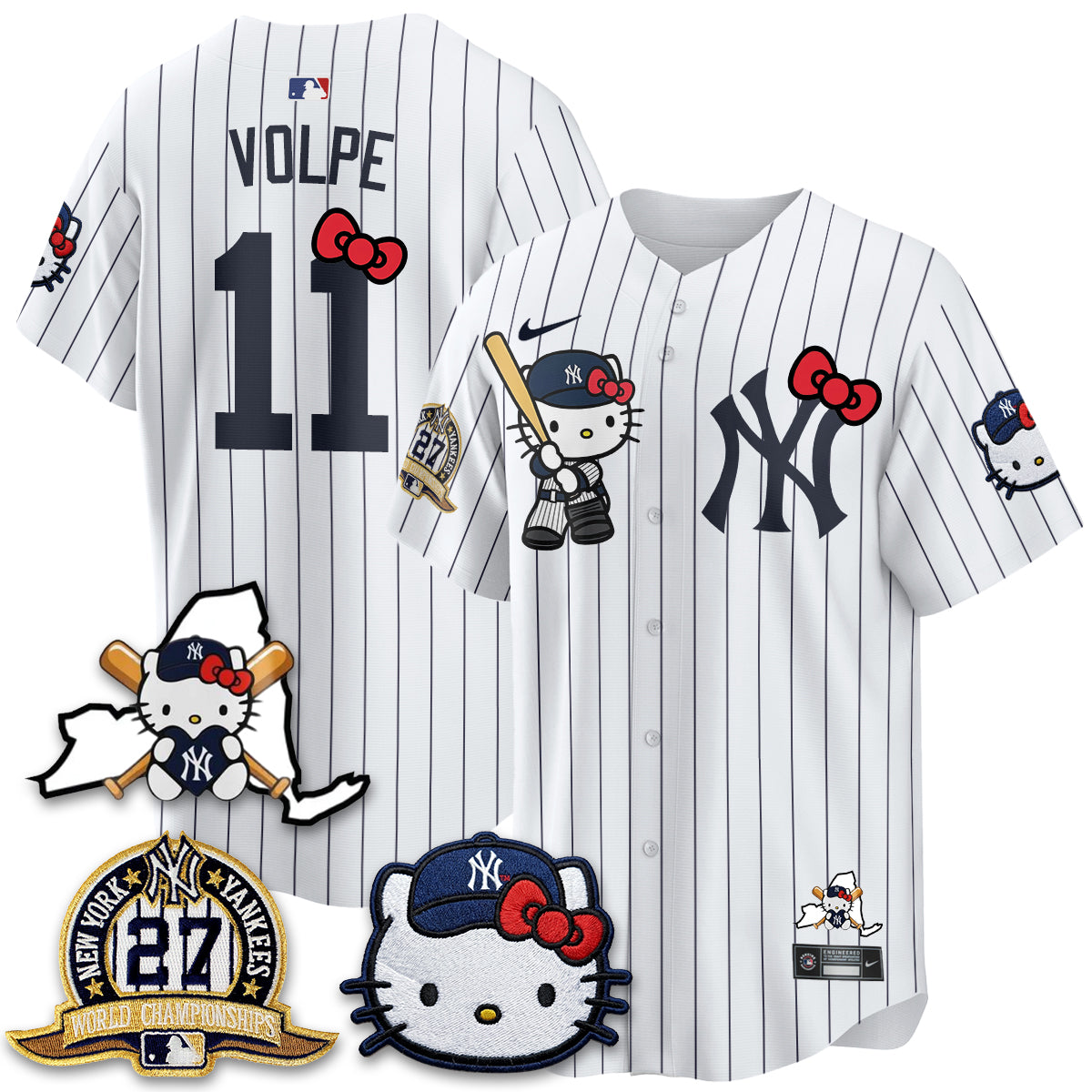 NYY Meow KT 2026 Vapor Limited Jersey - All Stitched by New York Yankees