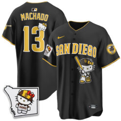 San Diego Padres x Meow KT Vapor Limited Jersey - All Stitched V2 by San Diego Padres