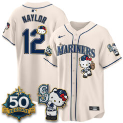 SEA x Meow KT Night Limited Jersey - All Stitched V2 by Seattle Mariners