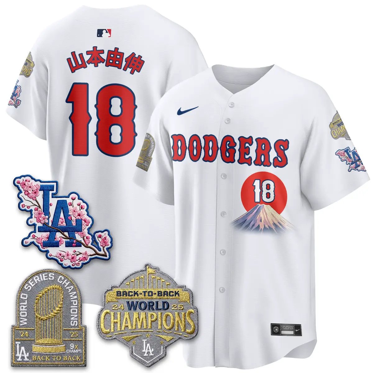 Los Angeles Dodgers Japanese Heritage Night 2026 Jersey - All Stitched V2 by Los Angeles Dodgers