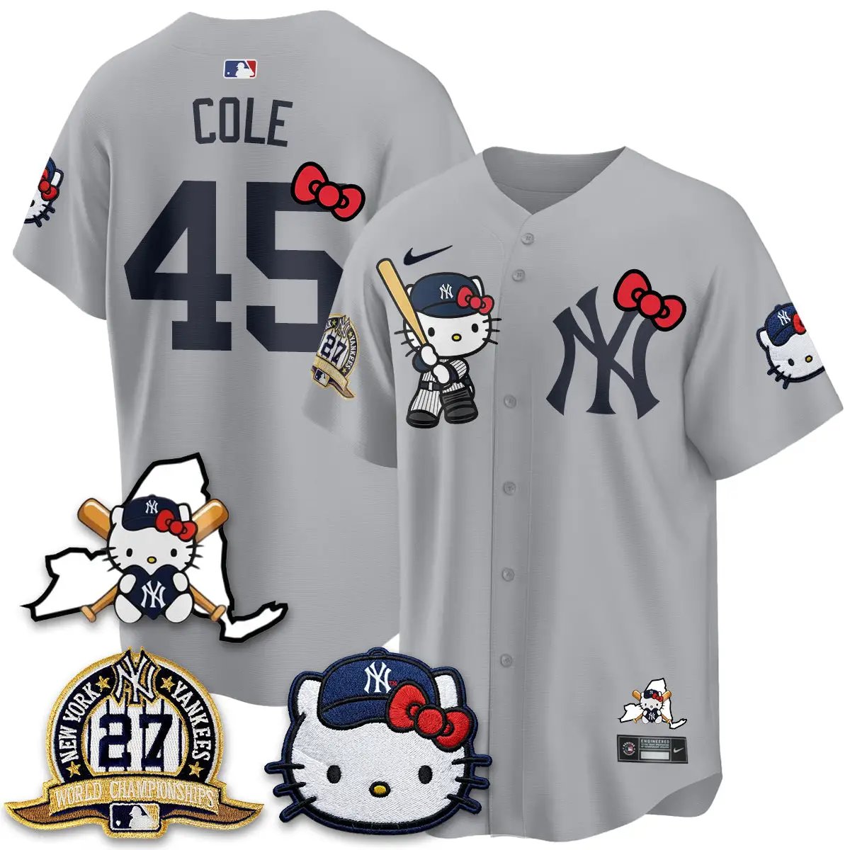 NYY Meow KT 2026 Vapor Limited Jersey - All Stitched by New York Yankees