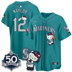 SEA x Meow KT Night Limited Jersey - All Stitched V2 by Seattle Mariners