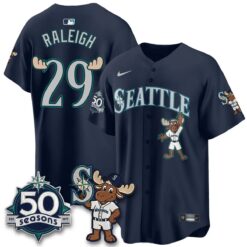 SEA Mascot Jersey - All Stitched by Seattle Mariners