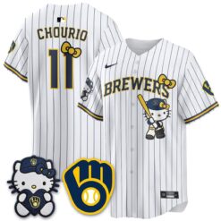 Milwaukee Brewers Meow KT Night Vapor Limited Jersey - All Stitched by Milwaukee Brewers