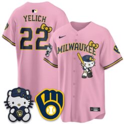 Milwaukee Brewers Meow KT Night Vapor Limited Jersey - All Stitched by Milwaukee Brewers