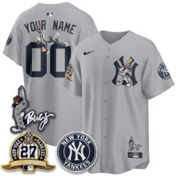 NYY Bunny Vapor Limited Custom Jersey - All Stitched by New York Yankees