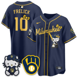 Milwaukee Brewers Meow KT Night Vapor Limited Jersey - All Stitched by Milwaukee Brewers