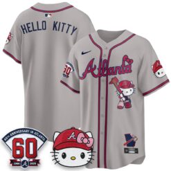 Atlanta Braves x Meow KT 2026 Vapor Limited Jersey - All Stitched by Atlanta Braves