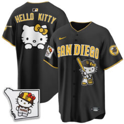 San Diego Padres x Meow KT Vapor Limited Jersey - All Stitched V2 by San Diego Padres
