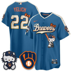 Milwaukee Brewers Meow KT Night Vapor Limited Jersey - All Stitched by Milwaukee Brewers