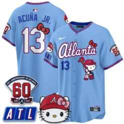 Atlanta Braves x Meow KT 2026 Vapor Limited Jersey - All Stitched by Atlanta Braves