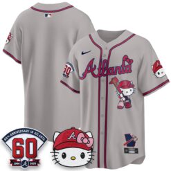 Atlanta Braves x Meow KT 2026 Vapor Limited Jersey - All Stitched by Atlanta Braves