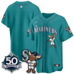 SEA Mascot Jersey - All Stitched by Seattle Mariners