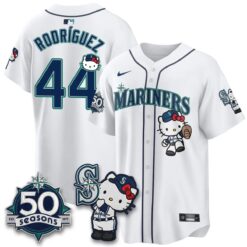 SEA x Meow KT Night Limited Jersey - All Stitched V2 by Seattle Mariners
