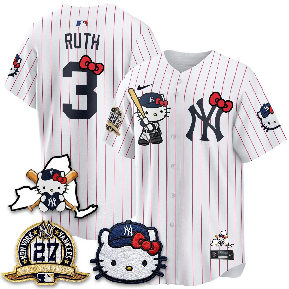 NYY Meow KT 2026 Vapor Limited Jersey - All Stitched by New York Yankees