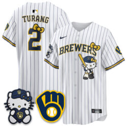 Milwaukee Brewers Meow KT Night Vapor Limited Jersey - All Stitched by Milwaukee Brewers