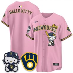 Milwaukee Brewers Meow KT Night Vapor Limited Jersey - All Stitched by Milwaukee Brewers