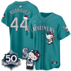 SEA x Meow KT Night Limited Jersey - All Stitched V2 by Seattle Mariners