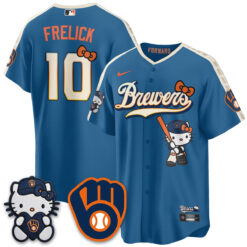 Milwaukee Brewers Meow KT Night Vapor Limited Jersey - All Stitched by Milwaukee Brewers