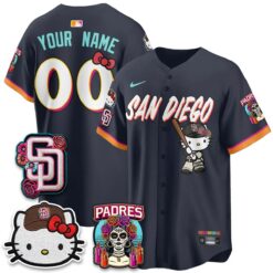 SD 2026 City Connect x Meow KT Vapor Limited Custom Jersey - All Stitched by San Diego Padres