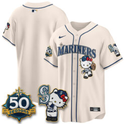 SEA x Meow KT Night Limited Jersey - All Stitched V2 by Seattle Mariners