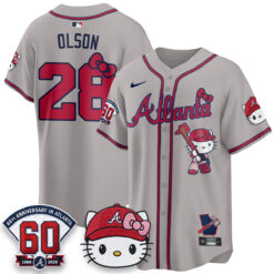 Atlanta Braves x Meow KT 2026 Vapor Limited Jersey - All Stitched by Atlanta Braves