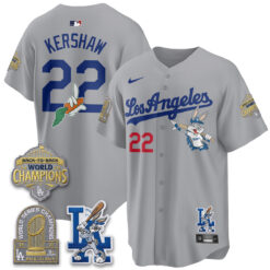 LAD Bunny Vapor Limited Jersey - All Stitched by Los Angeles Dodgers