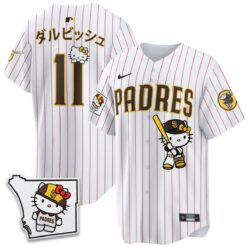 San Diego Padres x Meow KT Vapor Limited Jersey - All Stitched V2 by San Diego Padres