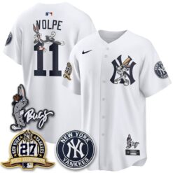 NYY Bunny Vapor Limited Jersey - All Stitched by New York Yankees