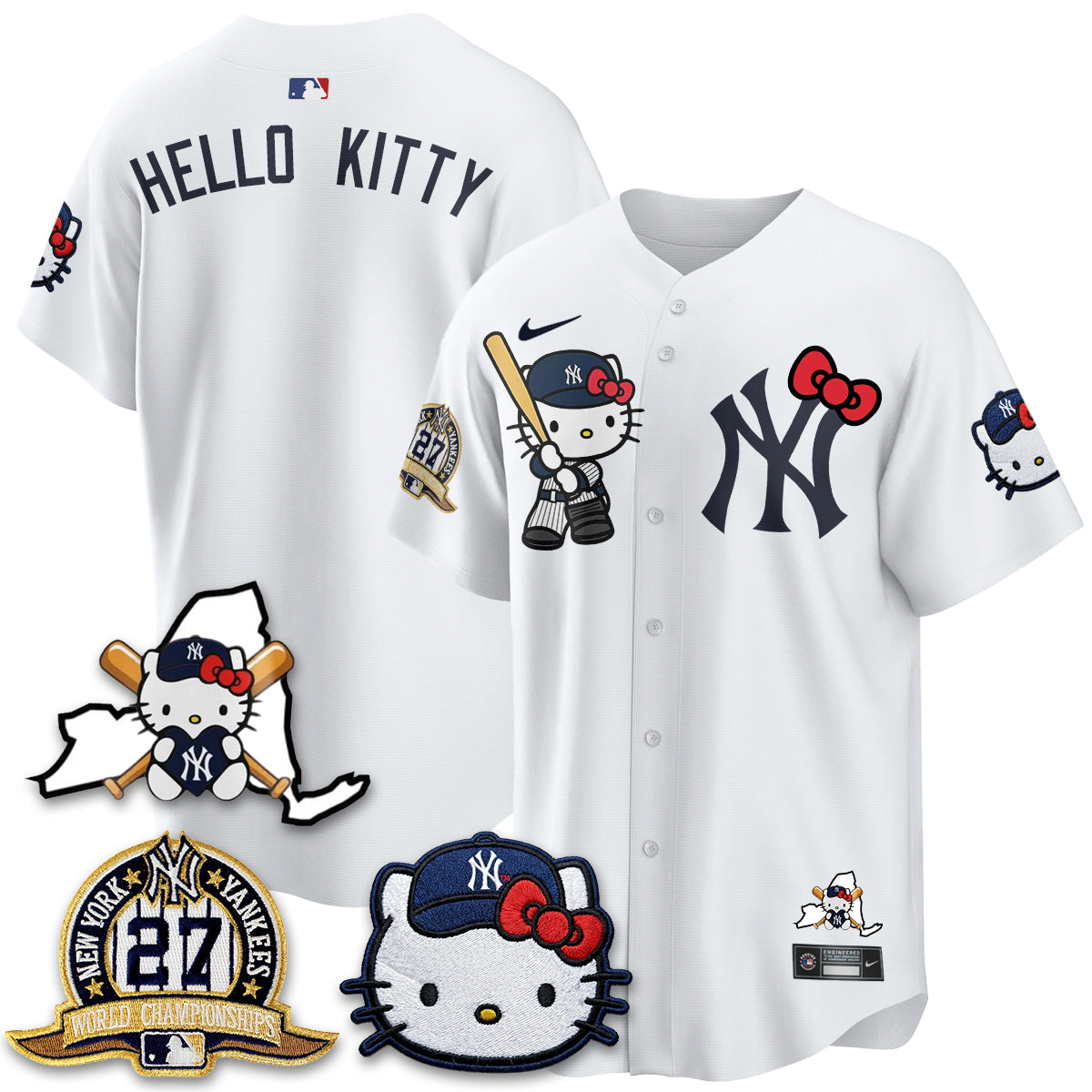 NYY Meow KT 2026 Vapor Limited Jersey - All Stitched by New York Yankees