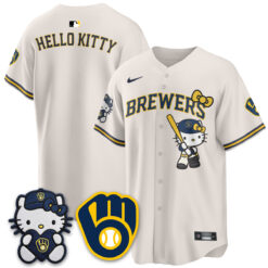 Milwaukee Brewers Meow KT Night Vapor Limited Jersey - All Stitched by Milwaukee Brewers