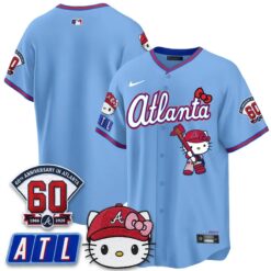 Atlanta Braves x Meow KT 2026 Vapor Limited Jersey - All Stitched by Atlanta Braves