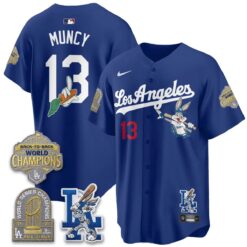 LAD Bunny Vapor Limited Jersey - All Stitched by Los Angeles Dodgers