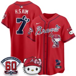 Atlanta Braves x Meow KT 2026 Vapor Limited Jersey - All Stitched by Atlanta Braves