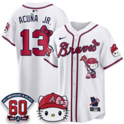 Atlanta Braves x Meow KT 2026 Vapor Limited Jersey - All Stitched by Atlanta Braves