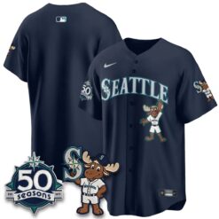 SEA Mascot Jersey - All Stitched by Seattle Mariners