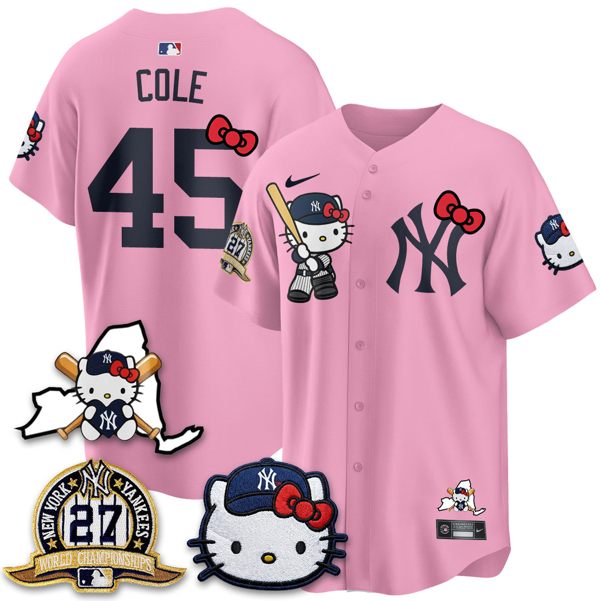 NYY Meow KT 2026 Vapor Limited Jersey - All Stitched by New York Yankees