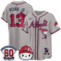 Atlanta Braves x Meow KT 2026 Vapor Limited Jersey - All Stitched by Atlanta Braves