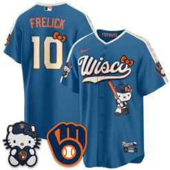 Milwaukee Brewers Meow KT Night Vapor Limited Jersey - All Stitched by Milwaukee Brewers