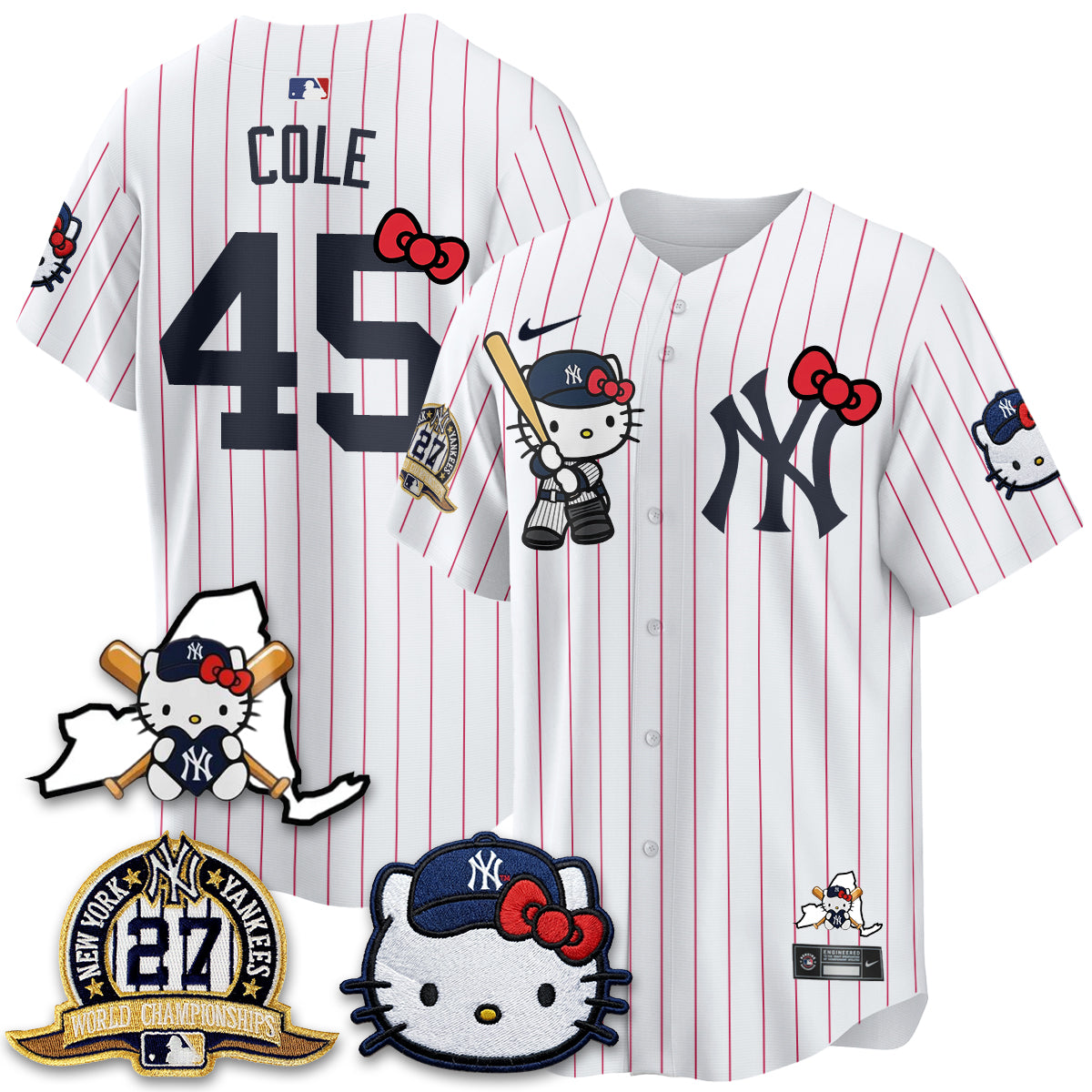 NYY Meow KT 2026 Vapor Limited Jersey - All Stitched by New York Yankees
