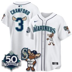 SEA Mascot Jersey - All Stitched by Seattle Mariners