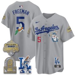 LAD Bunny Vapor Limited Jersey - All Stitched by Los Angeles Dodgers